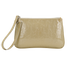 Oblique Embossed Pochette, &pound;295, Handbags, Green, Patent Leather, Front view